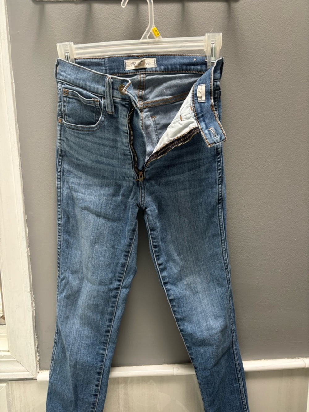 Madewell Light Blue High-Rise Slim Jeans
